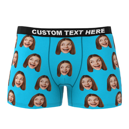 Custom Face Boxer Shorts Men's Underwear
