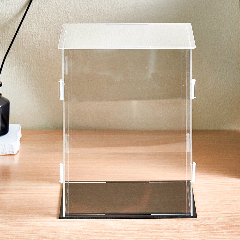 Dustproof Clear Acrylic Display Case Display Box – Protective Box for 2 People Bobbleheads Collectibles