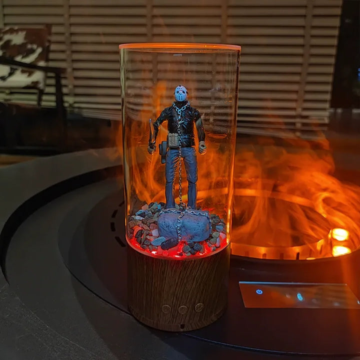 Halloween Character Plastic Night Light – Spooky Desktop Decoration