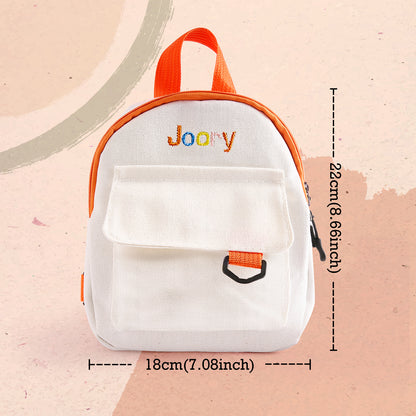 Personalized Mini Backpack with Embroidery Name Child School Bag Back to School Gift for Her