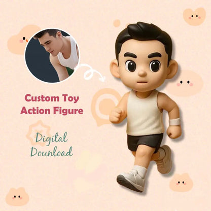 Custom Made 3D Mini Figure Office Desk Figurine Based on Your Picture Cute and Professional Style