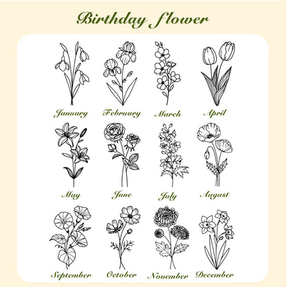 Personalized Birth Flower Waterproof Bottle Carrier Bag for 40oz Stanley Tumbler Gift for Her