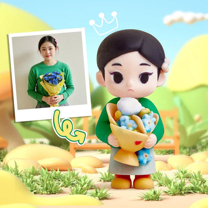 Custom Made 3D Mini Figure Office Desk Figurine Based on Your Picture Cute and Professional Style