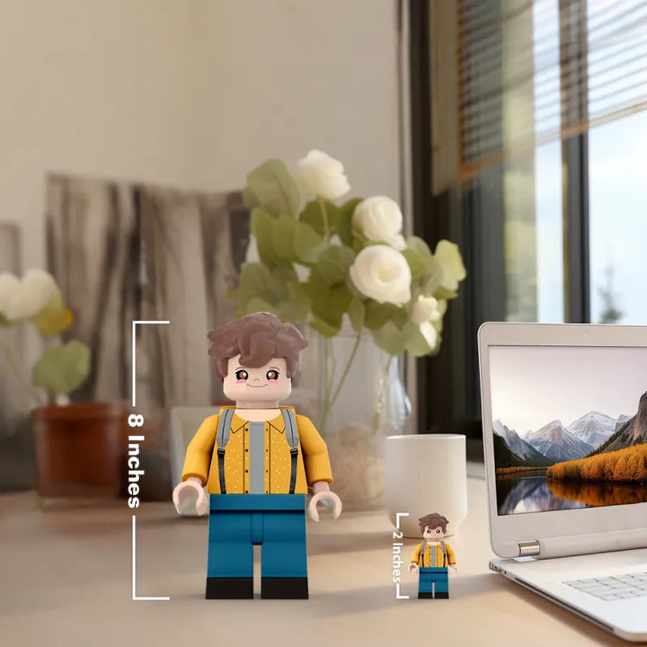 3D Print Custom Giant Minifigs Personalized Photo Turn Your Photo into Minifigs Gifts for Son Production Time: 7–10 Working Days