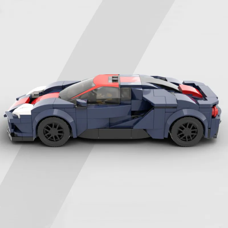2017 Ford GT Creative Vehicle Racing Car Building Blocks Construction Toy Brick Figures Gift for Car Lover