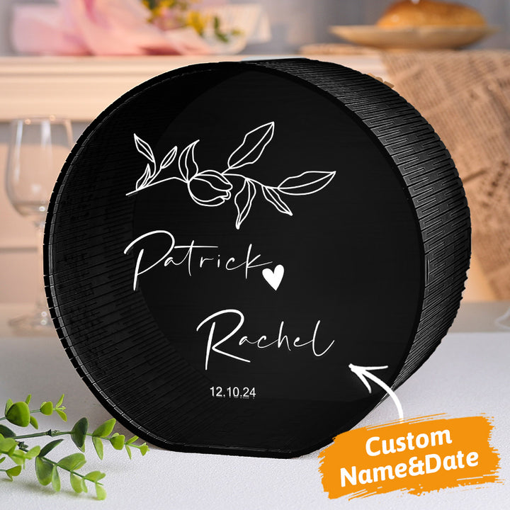 Personalized Wedding Card Box Wedding Memory Box Wedding Gift for Couple