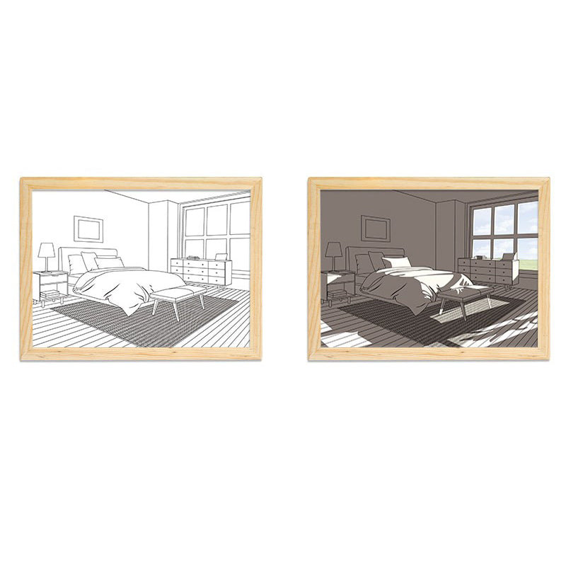 Painting Night Light Creative Sunshine Painting Lamp Home Decoration Gifts