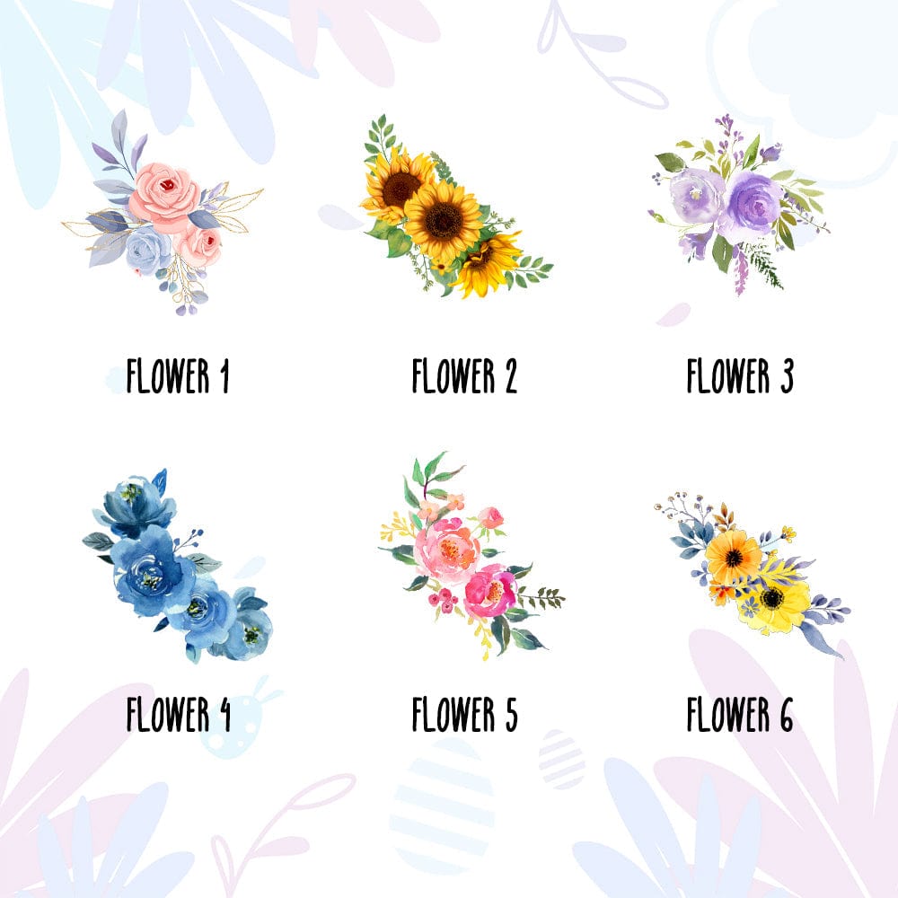 Custom Teddy Bear Doll Personalized Flowers Teddy Bear Plush Toys Birthday Gifts for Kids