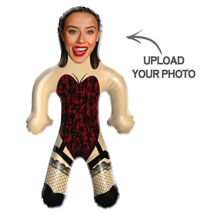 Custom Inflatable Balloon Blow Up Dolls Sexy Bodysuit Doll Custom Face Air Doll  Gift for Couple