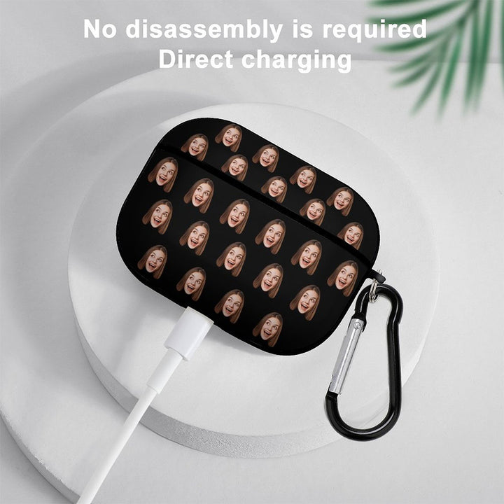 Custom Face Airpods Case Cover for Airpods Pro with Keychain
