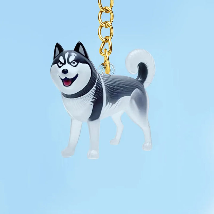 Dog Hair Collector Keychain Bag Charm Memorial Storage Box without Text Sentimental Perfect for Storing Pet Hair Gift for Dog Lovers