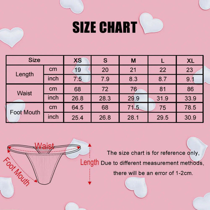 Custom Face Women's Tanga Thong Personalised Sexy Underwear Christmas Gift for Her