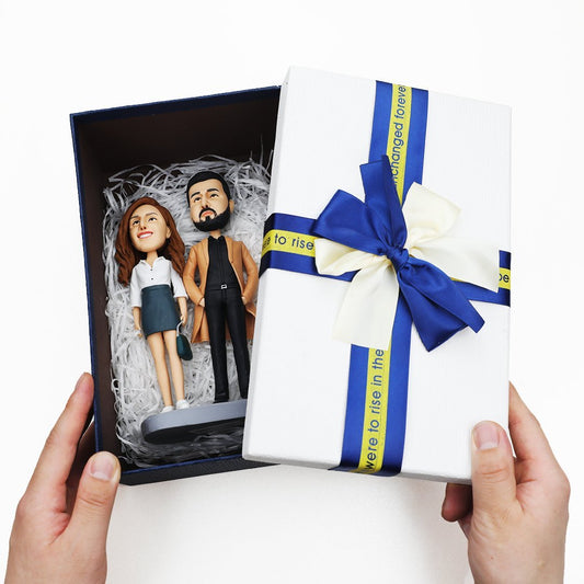 Guitar Wedding Custom Bobblehead With Engraved Text