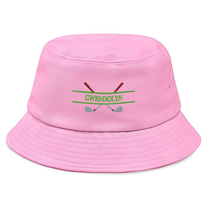 Custom Embroidery Golf Bucket Hat Personalized Name Fisherman Cap Gift for Golf Lover