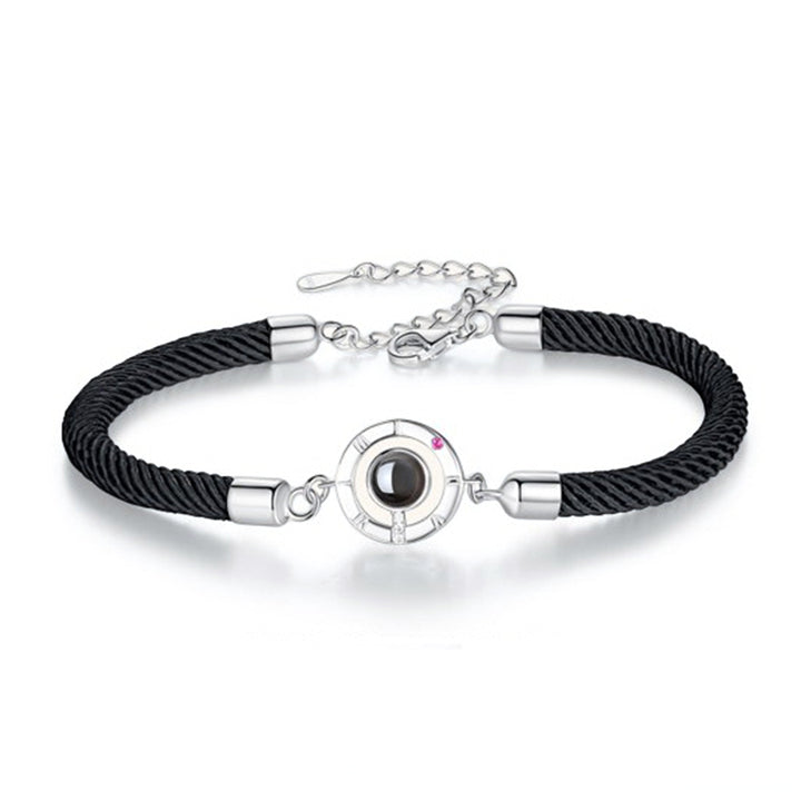 Personalized Projection Bracelet Couple Memory Jewelry