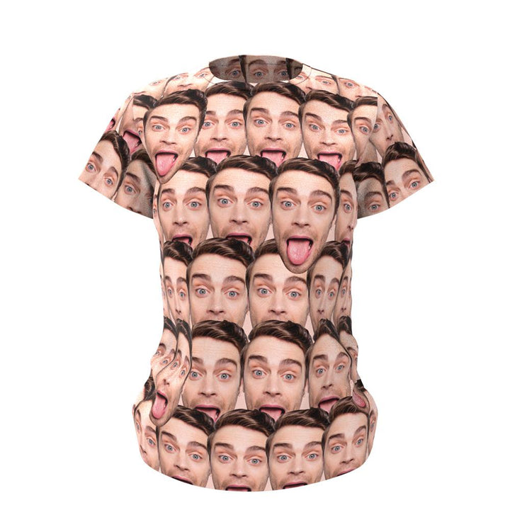 Custom Face T Shirt Printing Unisex Tee Shirts