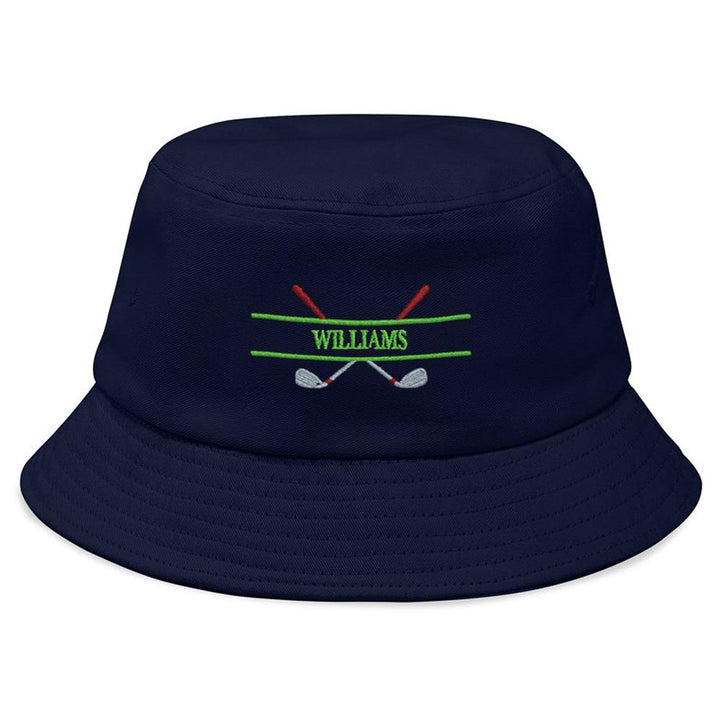 Custom Embroidery Golf Bucket Hat Personalized Name Fisherman Cap Gift for Golf Lover