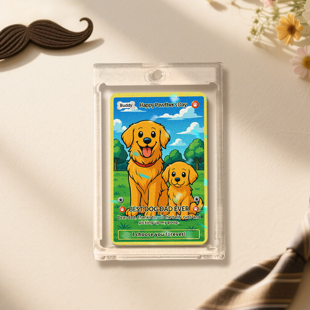 Custom Photo & Text Poke Card Game Card Gift for Pet Lover