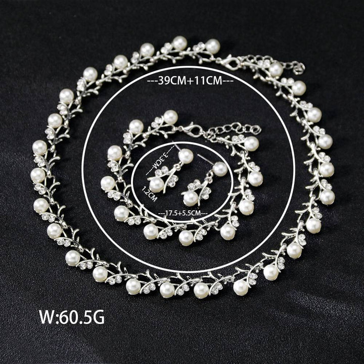 Pearl Jewelry Set Pearl Wedding Jewelry Gold Wedding Jewelry Bridesmaid Jewelry Bridal Jewelry Set