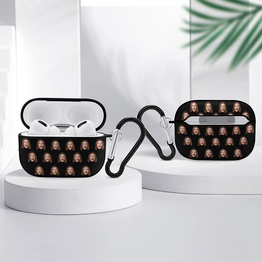 Custom Face Airpods Case Cover for Airpods Pro with Keychain
