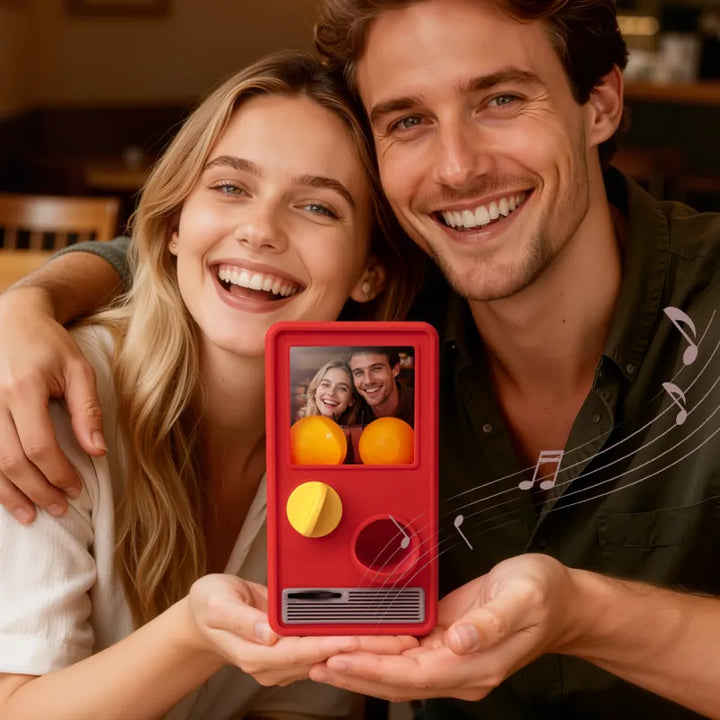 Personalized Music and Photo Music Gachapon Machine Custom Song Mini Record Box Anniversary Gift Christmas Gifts