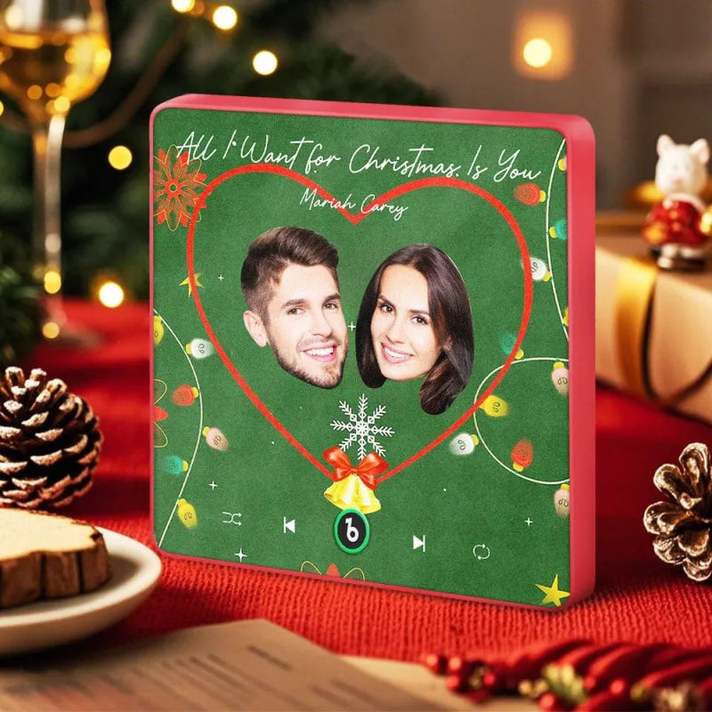 FridgeBeats Framed 4.0 Custom Face Music Fridge Magnet Personalized Colorful Fridge Magnet Music That Can Be Played Christmas Gift