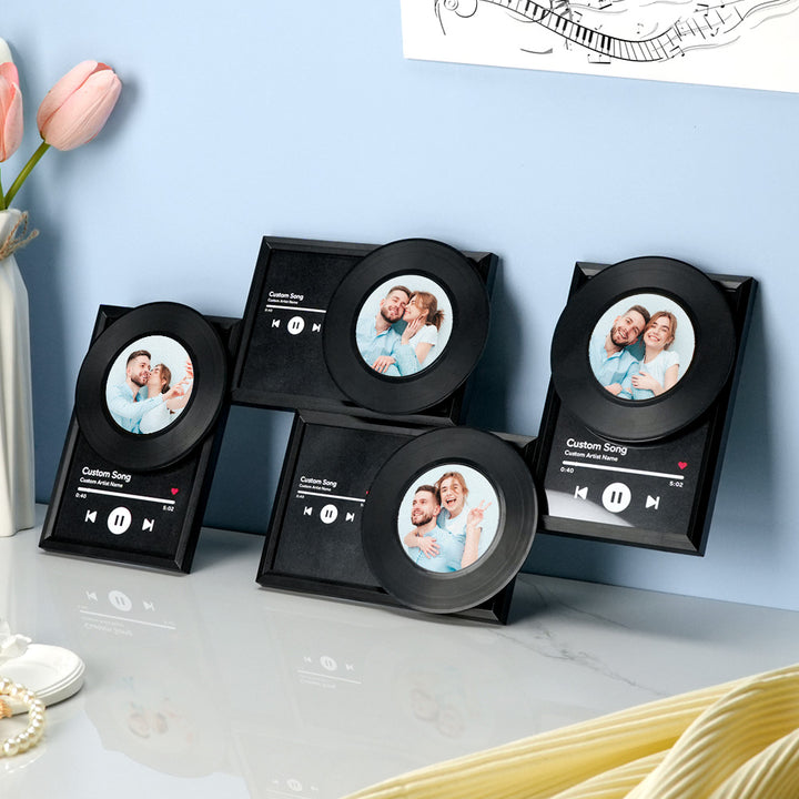 Personalized NFC Vinyl Record Music Photo Wall Decor Gifts for Lover