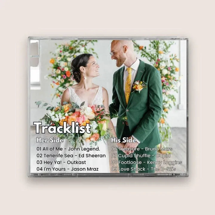 Custom CD & Jewel Case 5/16 Songs Custom CD Mixtape Personalized Custom CD Album Valentine's Day Anniversary Wedding Gift