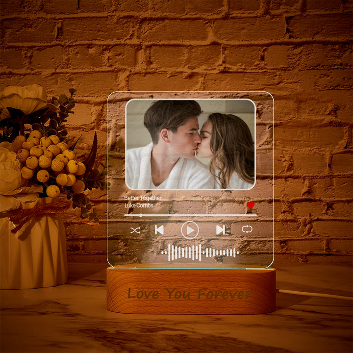 Custom Music Code Night Light Seven Colors Change