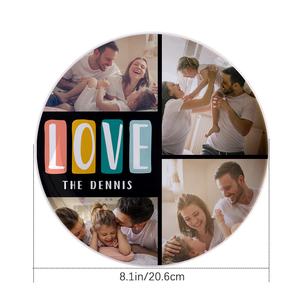 Personalized Photo Ceramics Decorative Plate