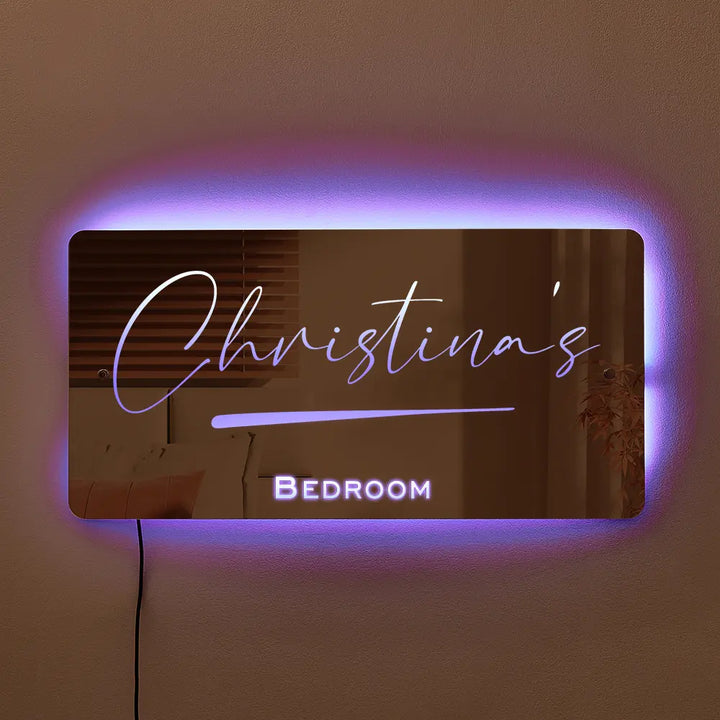 Hot Sale Personalised Name Mirror - Light Up Mirror