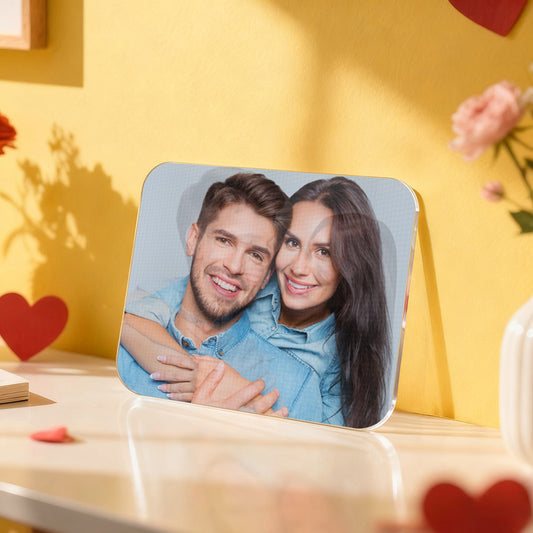Custom Lenticular Photo Sheet – 2-Image Flip Insert (No Frame, No Base) – 6inch / 8inch