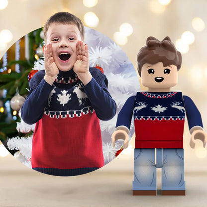 Full Body Custom Minifigs Personalized Photo MiniFigs Christmas Gift (10 Business Days for Production)