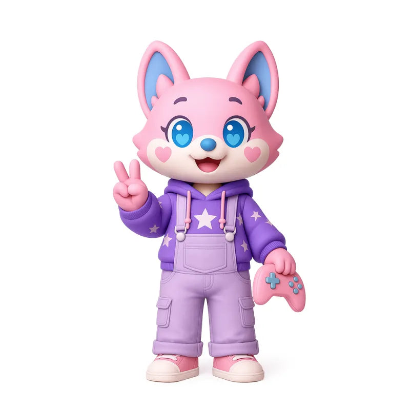 Custom 1 Non-human 3D Mini Figure Glass Dollhouse Personalized Scene Display Case Unique Christmas Gift  (Production: 10-15 Business Days)