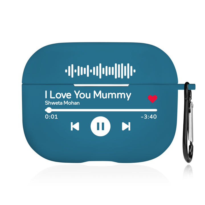 Custom Scannable Music Code Airpods 3 Soft Protective Case