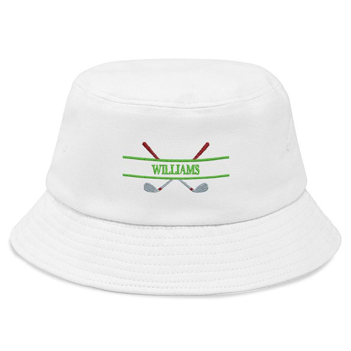 Custom Embroidery Golf Bucket Hat Personalized Name Fisherman Cap Gift for Golf Lover