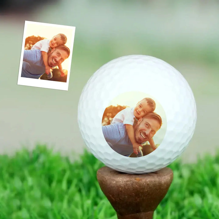 Custom Golf Ball with Picture Gift for Golf Lover