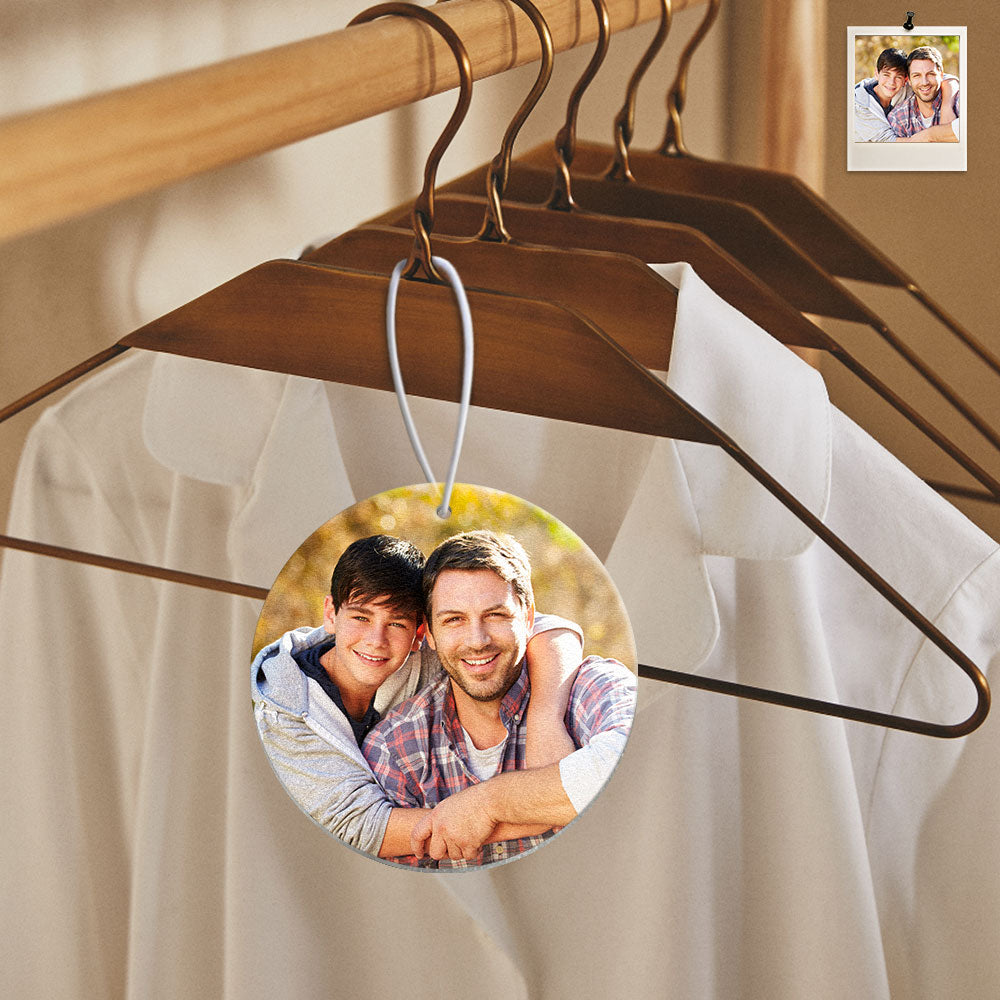 Custom Photo Round Air Fresheners Car Hanging Accessories Air Freshener for Decoration