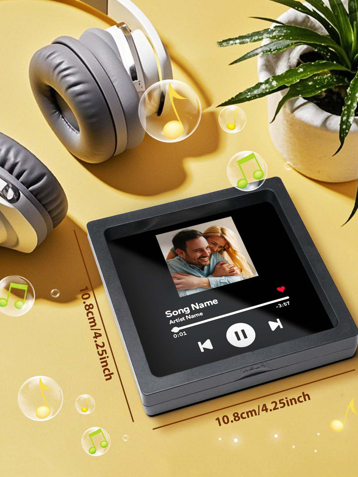 Personalized Photo Music Fridge Magnet for Unique Home Decor