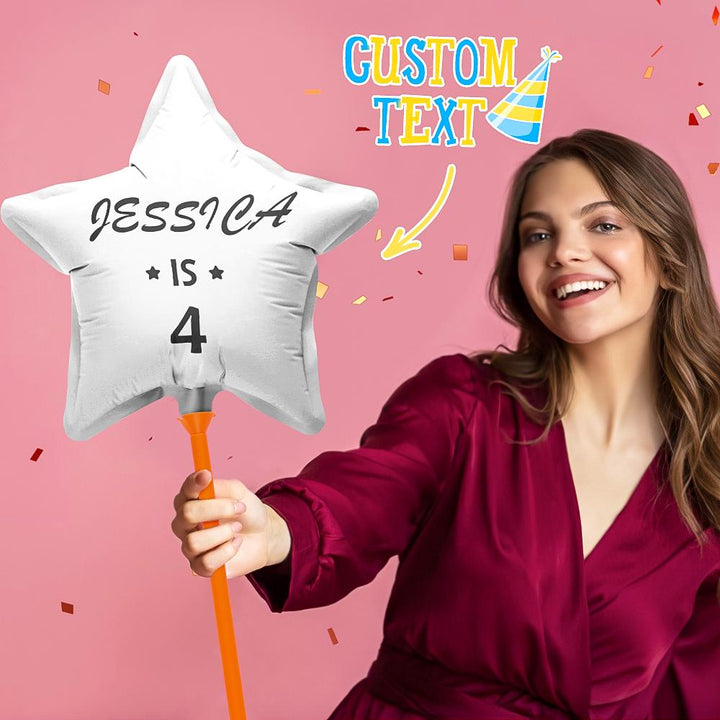 Personalized Star Birthday Balloons for Birthday Party Decoration Supplies