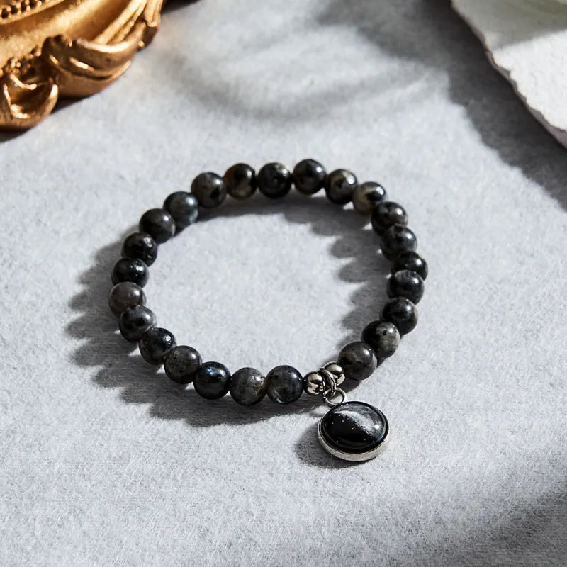 Custom Moon Phase Beads Bracelet Luminous Bracelet Gift for Her