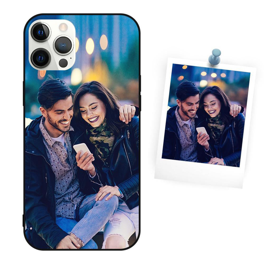 Custom Protective Phone Case Black Matte Soft Shell for iPhone 12 Mini 12 Pro 12 Pro Max