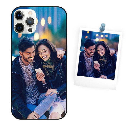 Custom Protective Phone Case Black Matte Soft Shell for iPhone 12 Mini 12 Pro 12 Pro Max
