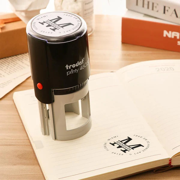 Custom Family Address Stamp Self Inking Stamp for Wedding