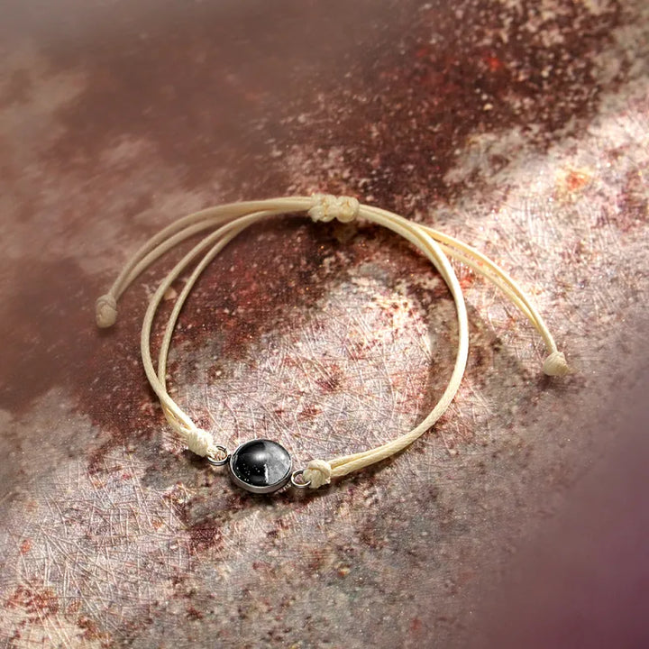Custom Moon Phase Bracelet Stardust Sand Bracelet Luminous Bracelet Gift for Her