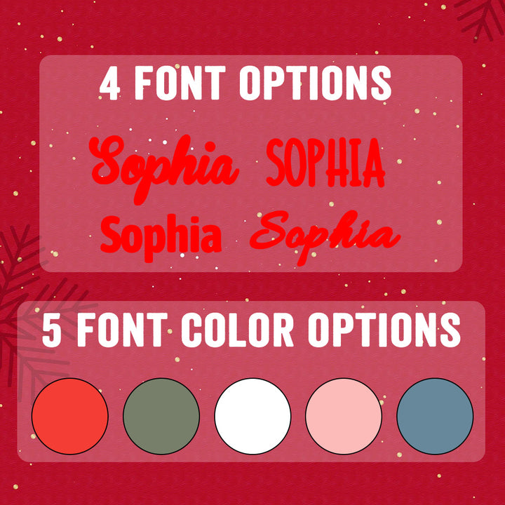 Personalized Baby's First Christmas Ornament with Name First Christmas Ornament for New Baby Gift