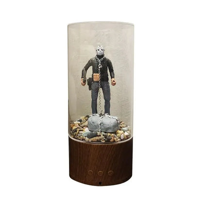 Halloween Character Plastic Night Light – Spooky Desktop Decoration