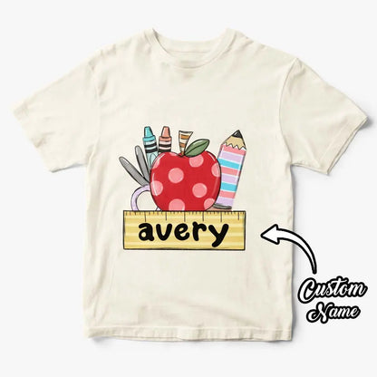 Personalized Back to School T-shirt First Day of School Shirt Gift for Kids