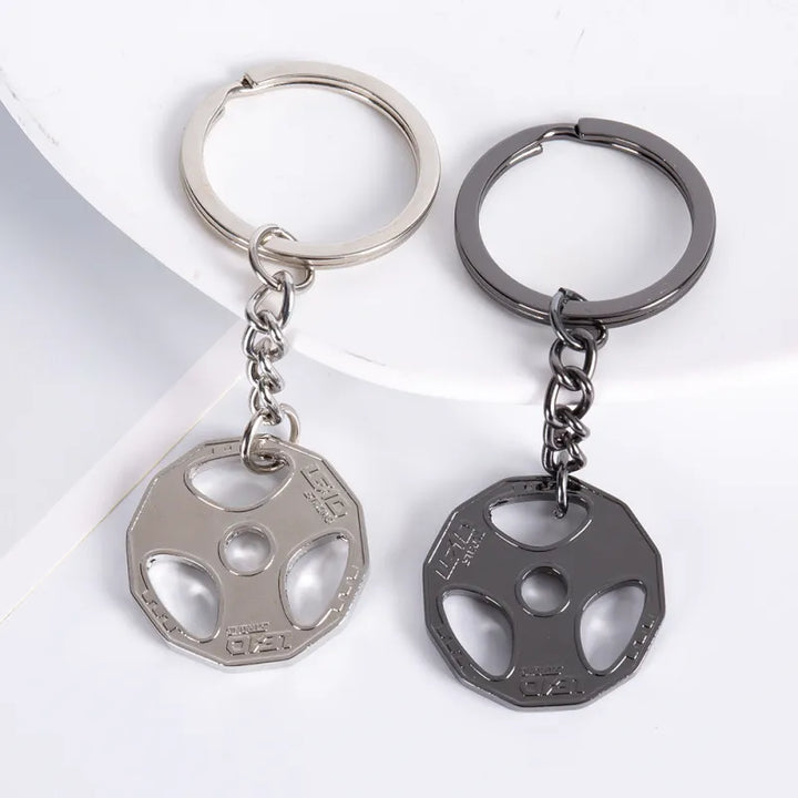 Dumbbell Metal Keychain Accessories Equipment Kettlebells Dumbbells Boxing Pendant Mini Fitness Keychain