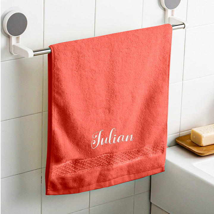 Custom Embroidered Towels Personalized Name Towel